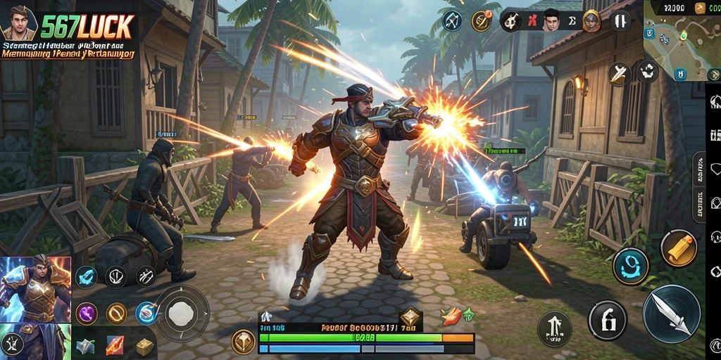 Tampilan gameplay <strong>567LUCK</strong> yang penuh strategi dan taktik.