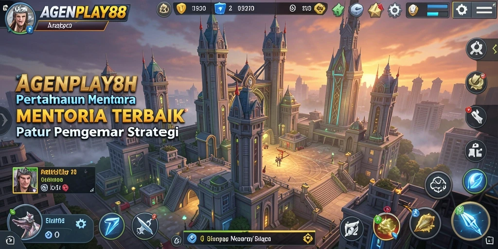 Tangkapan layar menampilkan aksi seru AGENPLAY88 dalam pertempuran Tower Defense.