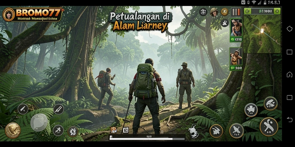 Screenshot gameplay BROMO77 yang menunjukkan eksplorasi petualangan yang menakjubkan.
