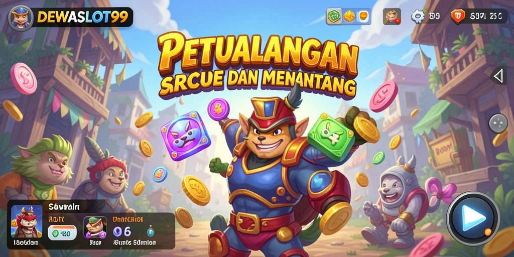 Tampilan menarik dari gameplay DEWASLOT99 yang mendebarkan.
