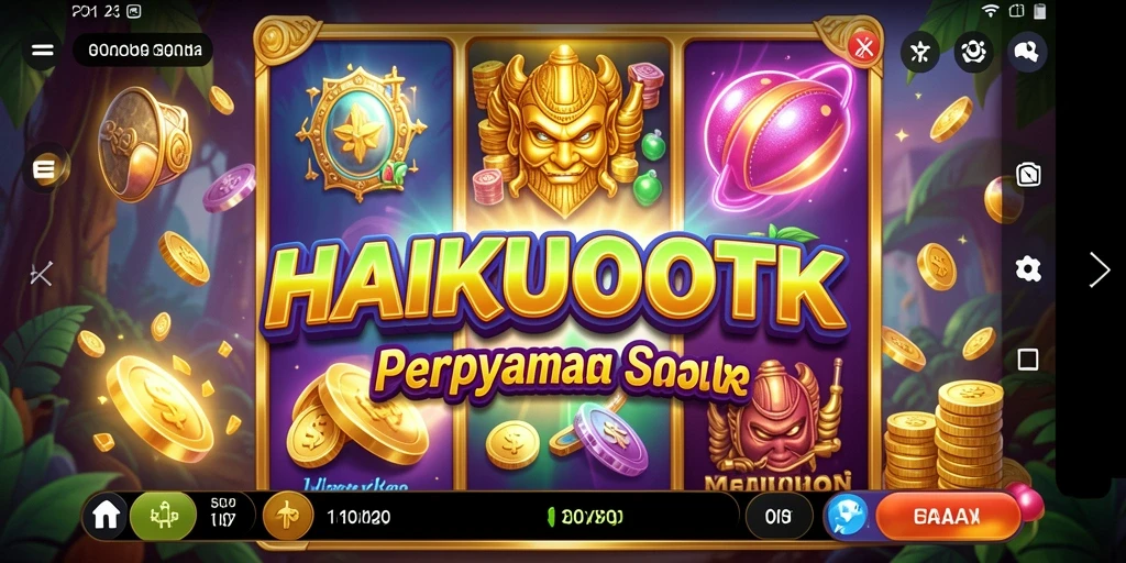 Screenshot utama HAIKUOTK menampilkan gameplay Slot yang menggugah selera.