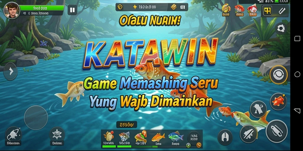 Tangkapan ikan yang spektakuler dalam KATAWIN saat bermain.