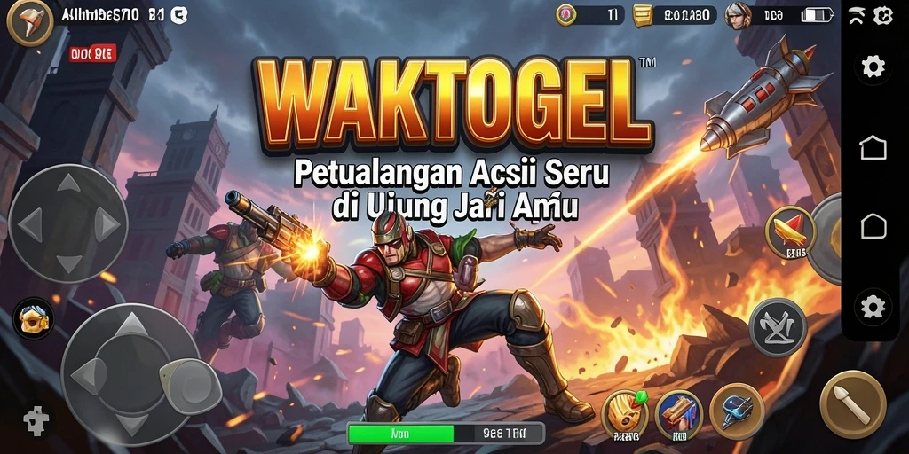 Gameplay seru WAKTOGEL dengan aksi cepat dan tak terlupakan.